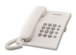 Telefon Panasonic KX-TS500FXW, bílý