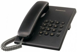 Telefon Panasonic KX-TS500FXB, černý