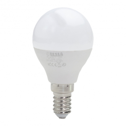 LED žárovka Tesla MiniGlobe BULB E14, 3W, 230V, 250lm, 15 000h, 4000K denní bílá, 180st