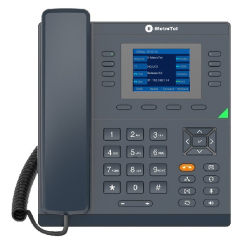 Telefon IP Infinity 5008 Xstim, pro systémy E-Metro Tel, bar. displ. 2,8" s pods., 8 pr. tl., černý