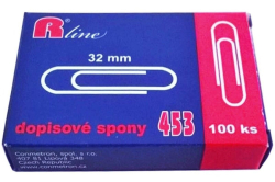 Spony dopisní RON 453, 32 mm, 100 ks